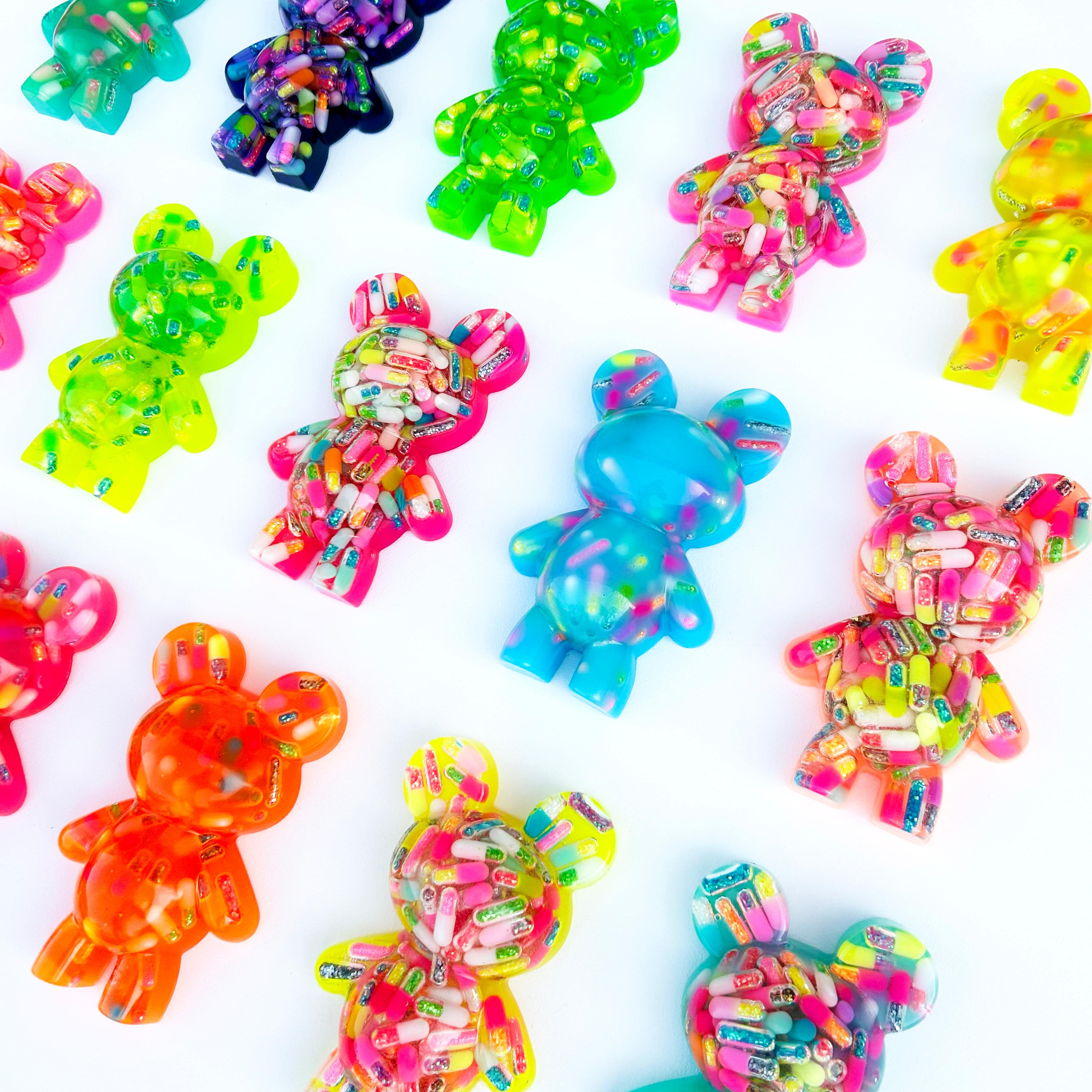 Self - Care Bears (15) - Pop Art Mixed Media Art by Emma Gibbons