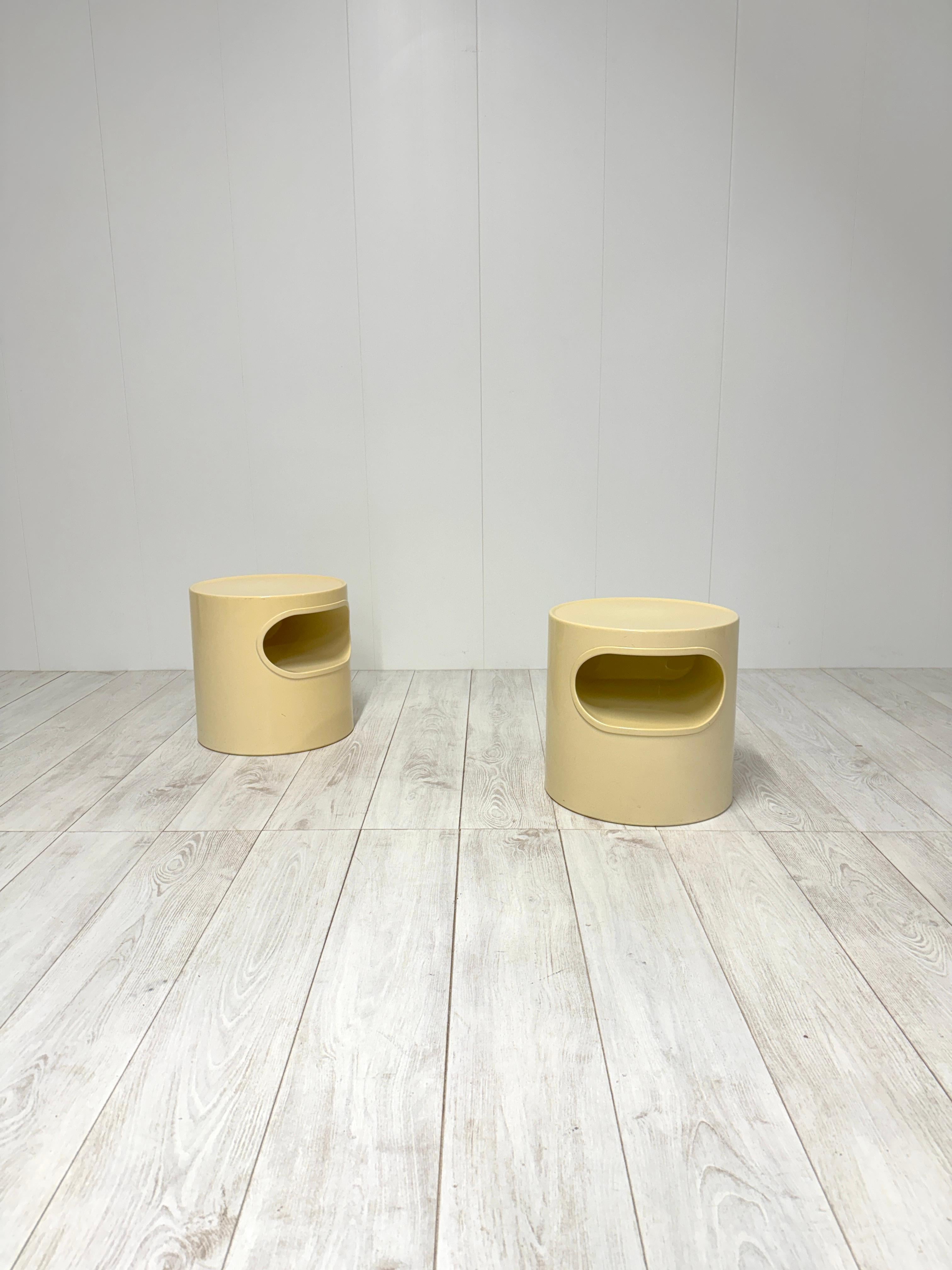 Emma Gismondi Schweinberger, Coppia di comodini Giano Giano Vano, Artemide '70. In condizioni discrete a Rivoli, IT