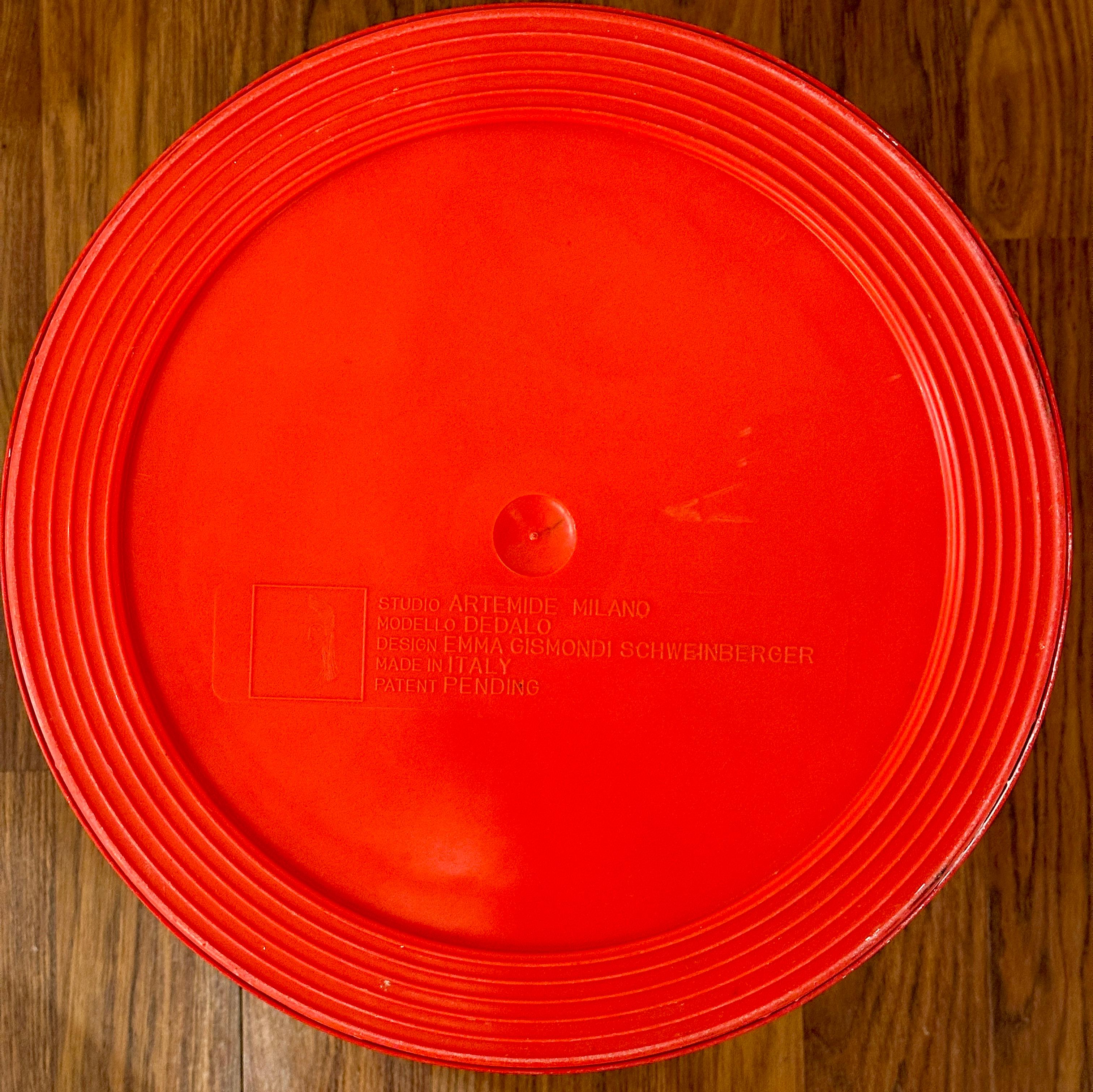 Italian Emma Gismondi Schweinberger for Artemide Dedalo Plastic Umbrella Stand, ca 1966 For Sale