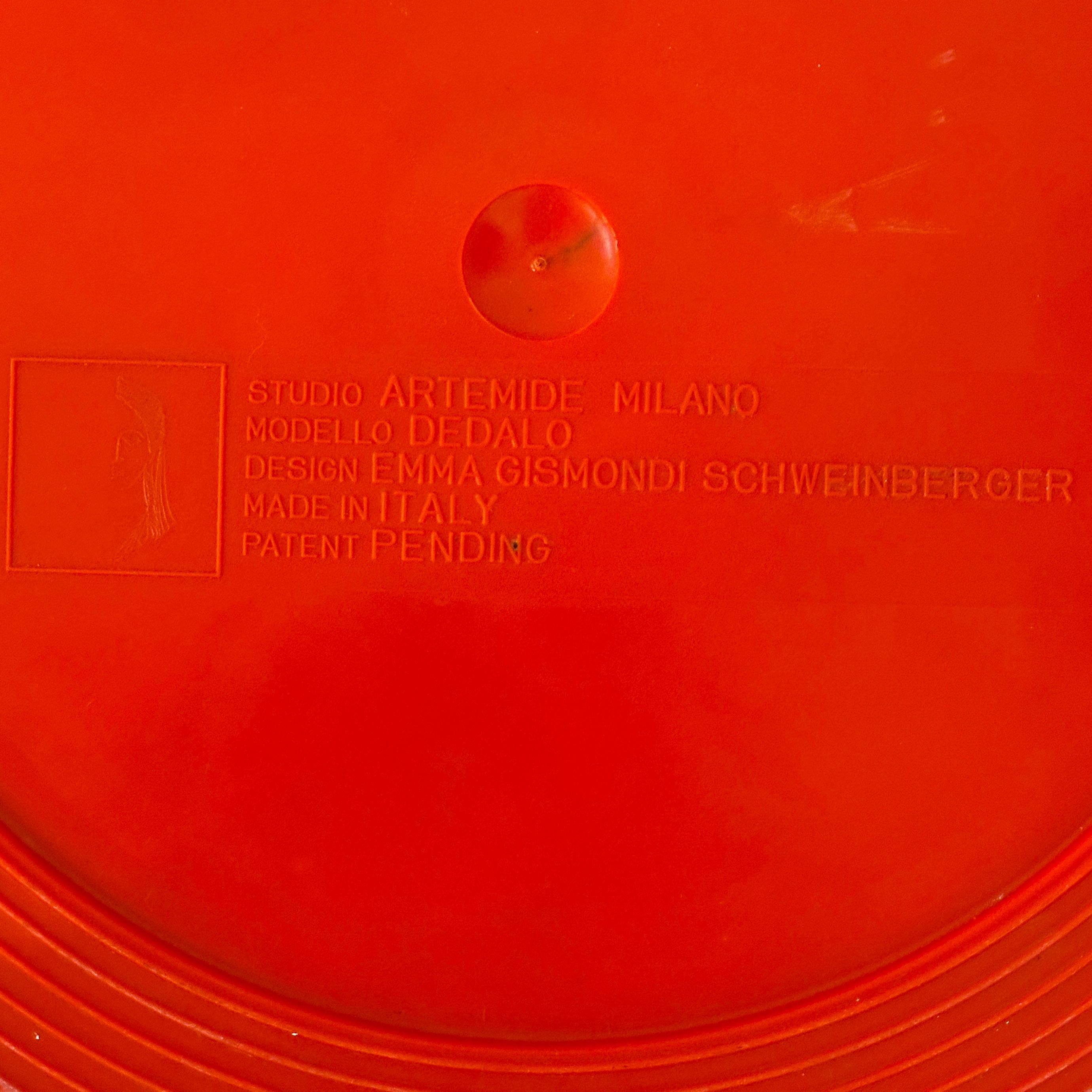 Molded Emma Gismondi Schweinberger for Artemide Dedalo Plastic Umbrella Stand, ca 1966 For Sale