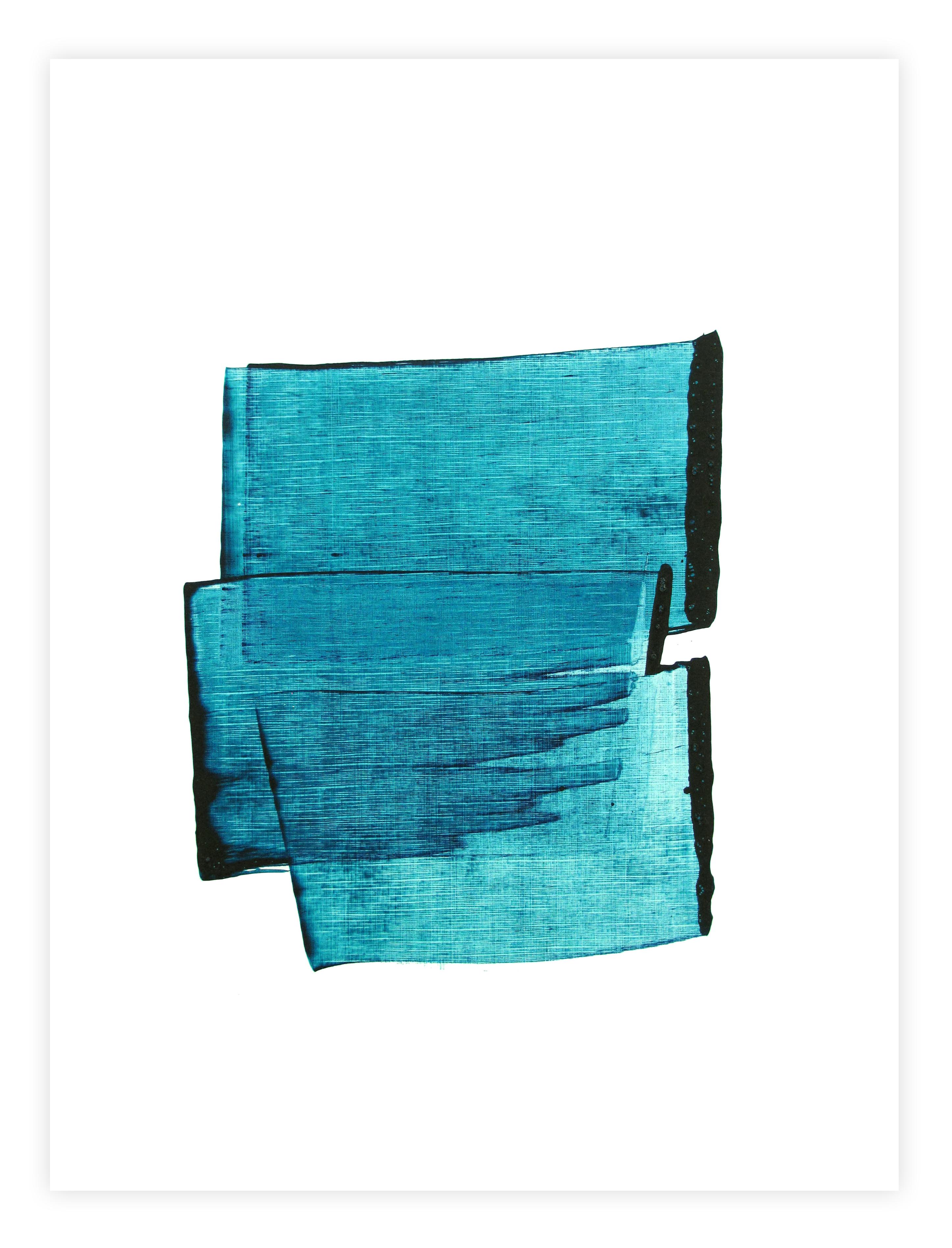 Abstract Drawing di Emma Godebska - Clear Water 03 (Pittura astratta)