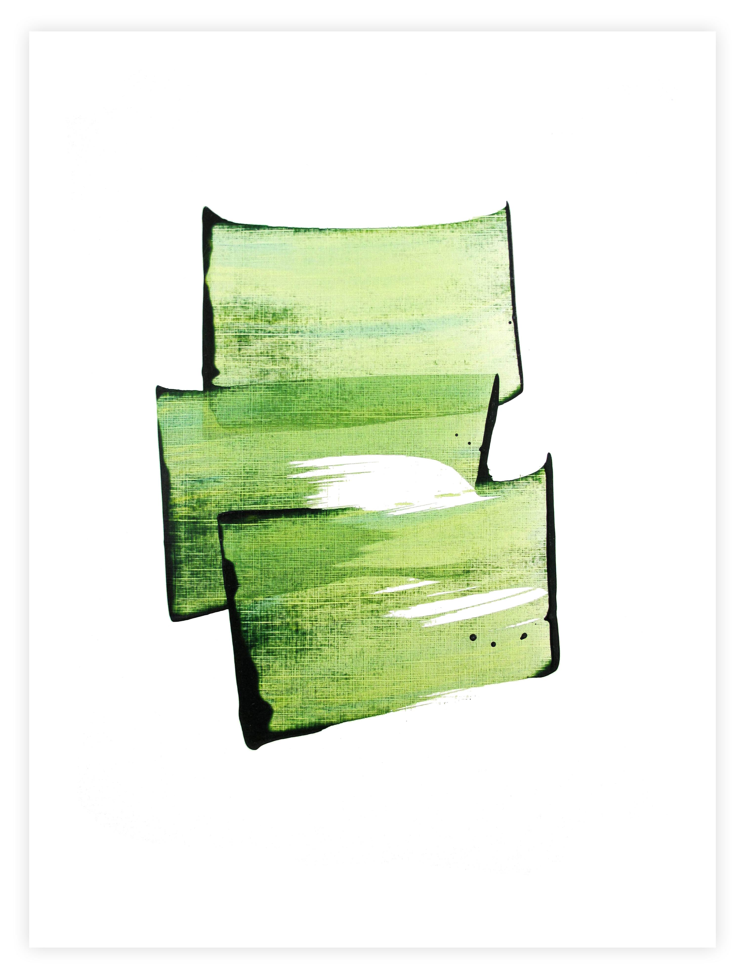 Golden Green 08 (Abstract Painting)

Acrylic on Hahnemühle paper - Unframed

Emma Godebska is a French abstract artist living in Nimes, France.
Her use of natural pigments, reflective of nature itself, is in dialogue with diluted acrylic paint and