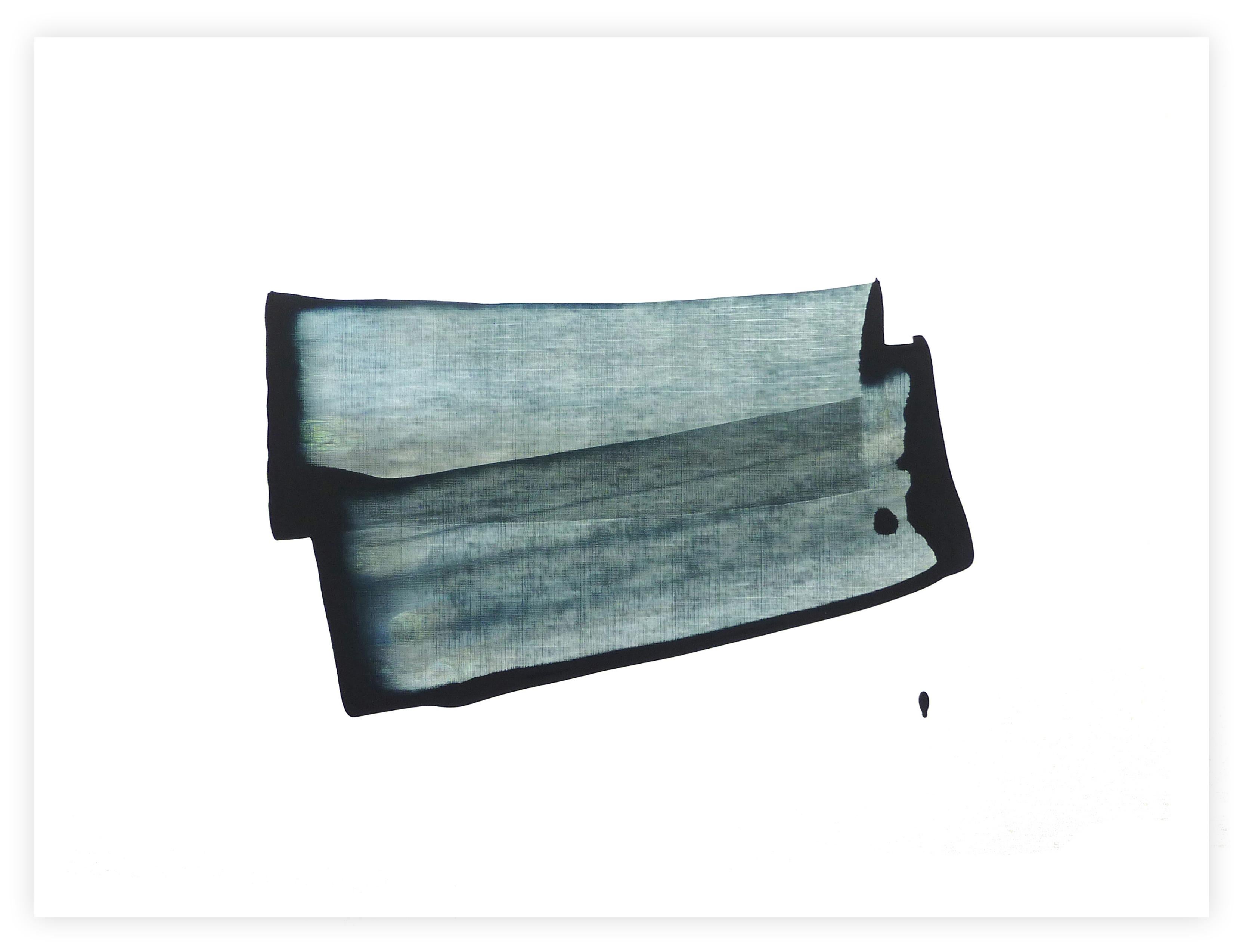 Emma Godebska Abstract Drawing - Riverside 04 (Abstract Painting)