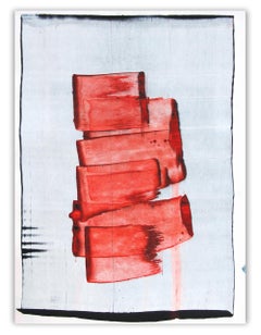 Rosso tenue 1 (Pittura astratta)