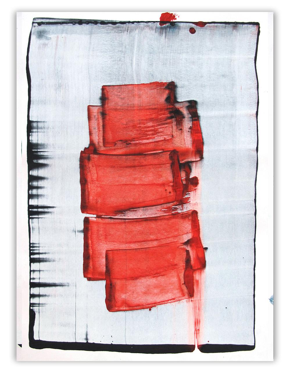 rouge tendre 3 (peinture abstraite)