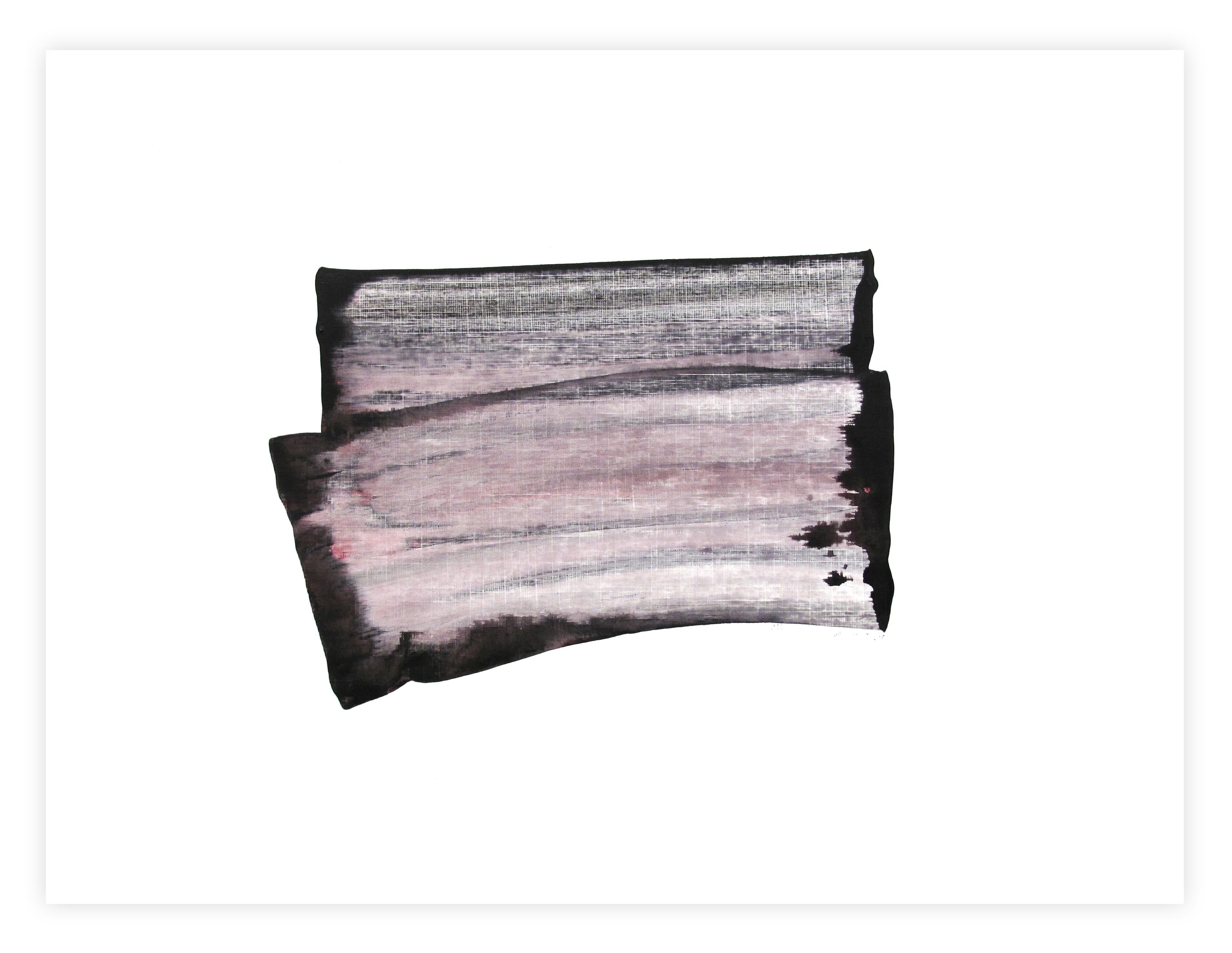 Emma Godebska Abstract Drawing - Winter Light 01 (Abstract Painting)