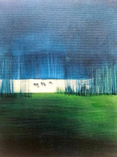 Relinquishment 2, Emma Hartley, Abstraktes Gemälde, Originalkunst, Landschaftskunst