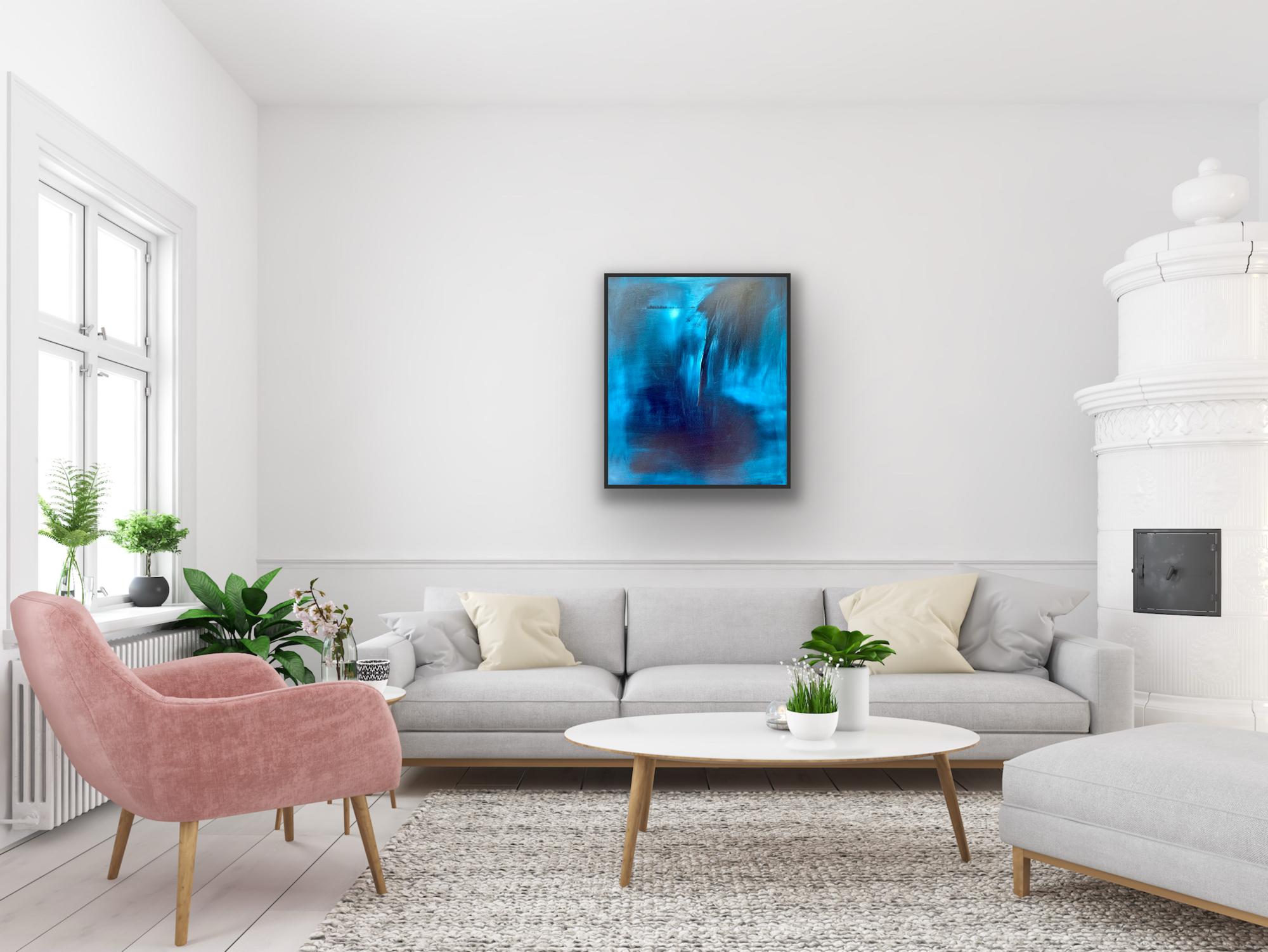 El tema representa la fuerza de una tormenta, pero el contenido es abstracto, aunque infunde un lugar seguro en medio de la tormenta.

Más información:

Pintura al óleo sobre lienzo
80 Al x 70 An x 5 Pr cm (31,50 x 27,56 x 1,97 pulg.)
Se vende sin