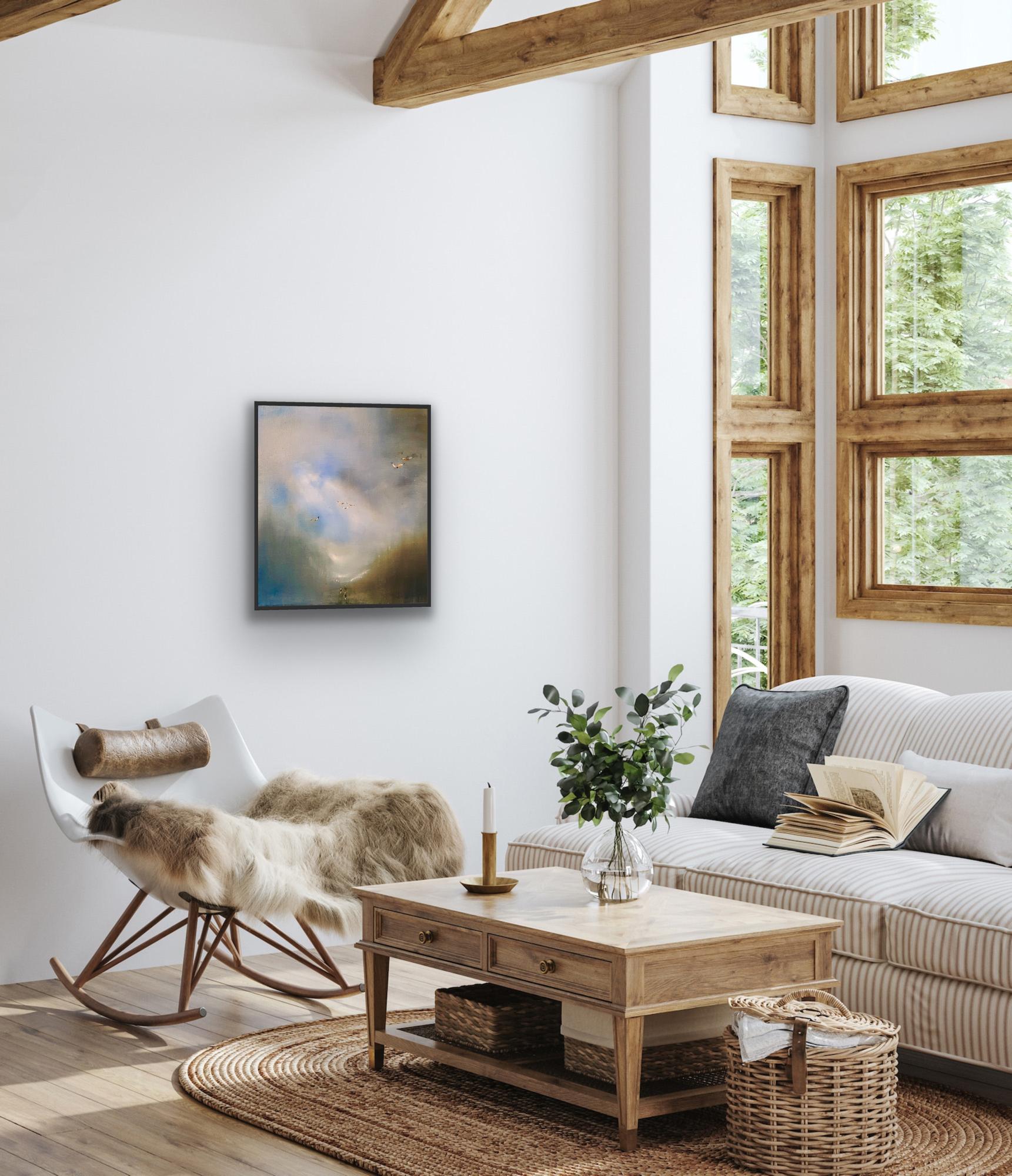 Borderlands 1 & 2, Diptychon, Originalgemälde, zeitgenössisch, Landschaft im Angebot 3