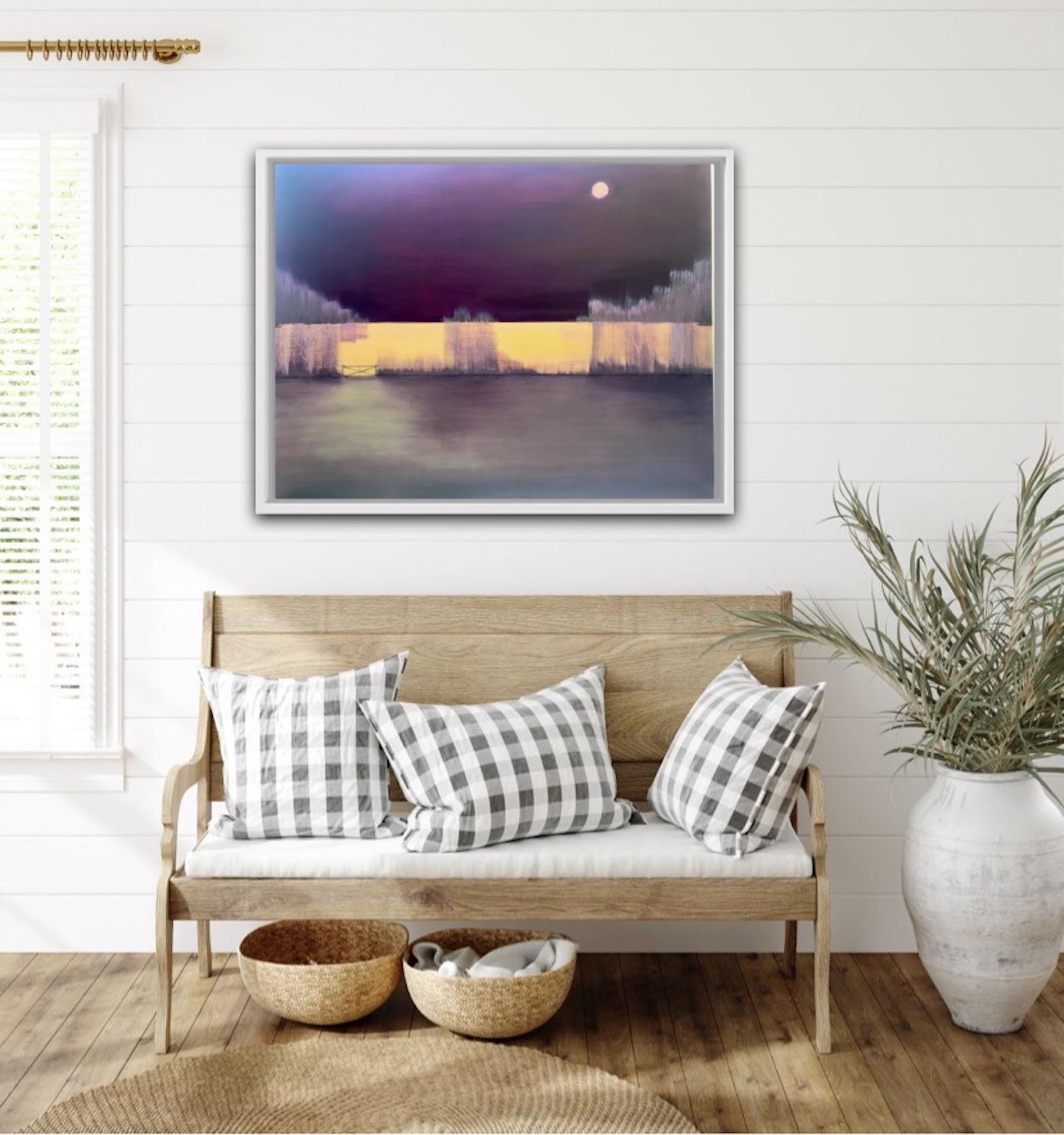 Emma Hartley, Night and Day, Original Landscape Painting, Contemporary Art For Sale 1