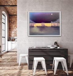 Emma Hartley, Night and Day, Original Landscape Painting, Contemporary Art