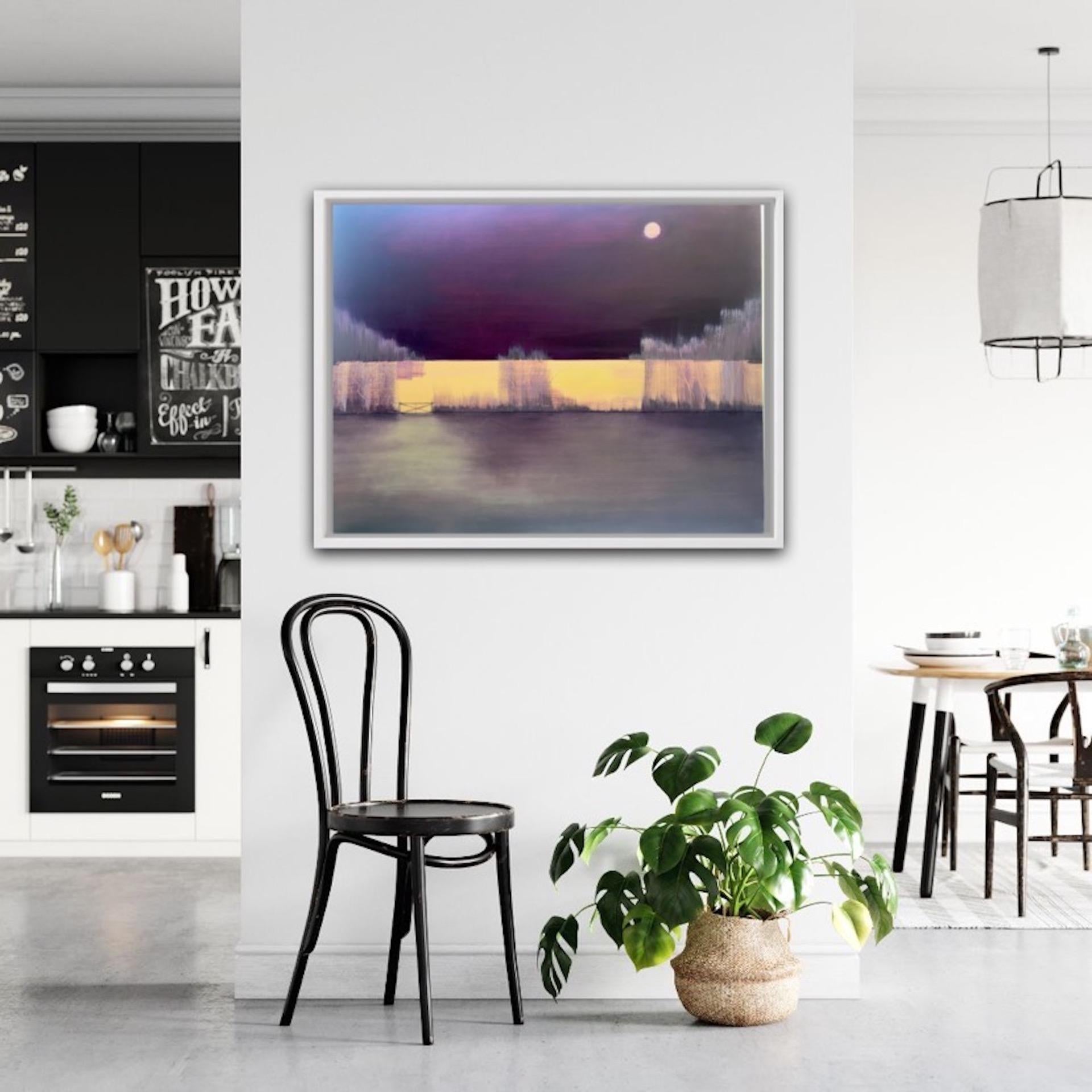 Emma Hartley, Night and Day, Original Landscape Painting, Contemporary Art For Sale 2