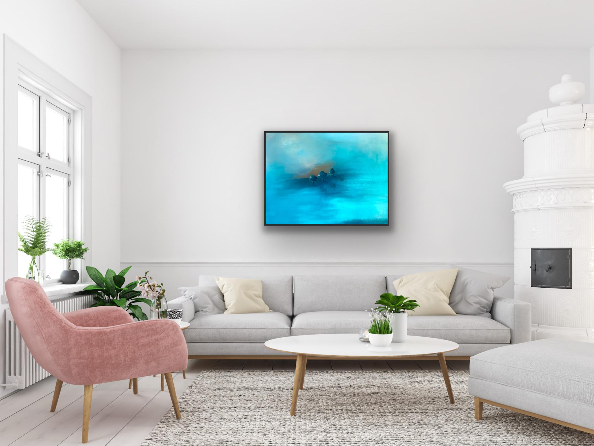 Gravitainol Pull, Originalgemälde, zeitgenössisch, Landschaft im Angebot 2