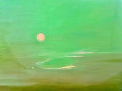 Spring Currents, Originalgemälde, zeitgenössisch, Landschaft