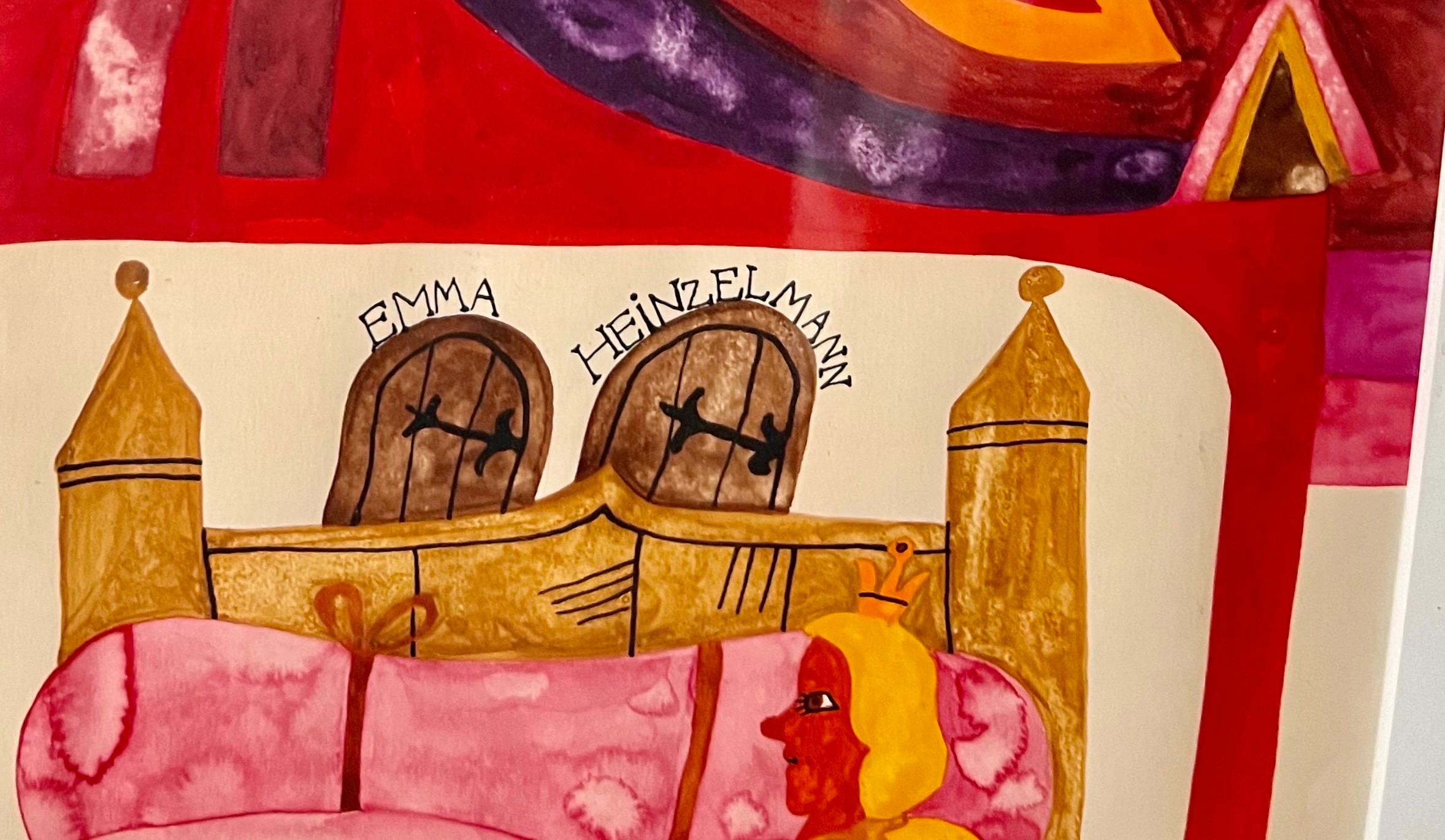 Original Graphic Hungarian Illustration Art Emma Heinzelmann Children's Book Art For Sale 8