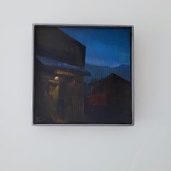 "Colorado Nocturne" (2023) by Emma Kalff, Original Oil Painting, Nocturne