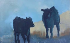 Herd Rhythm, Original Oil Painting