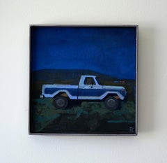 "Moonlight" - Original Still-Life and Landscape, Oil Painting on Panel