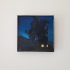 "Summertime Nocturne" (2023) by Emma Kalff, Original Oil Painting, Nocturne