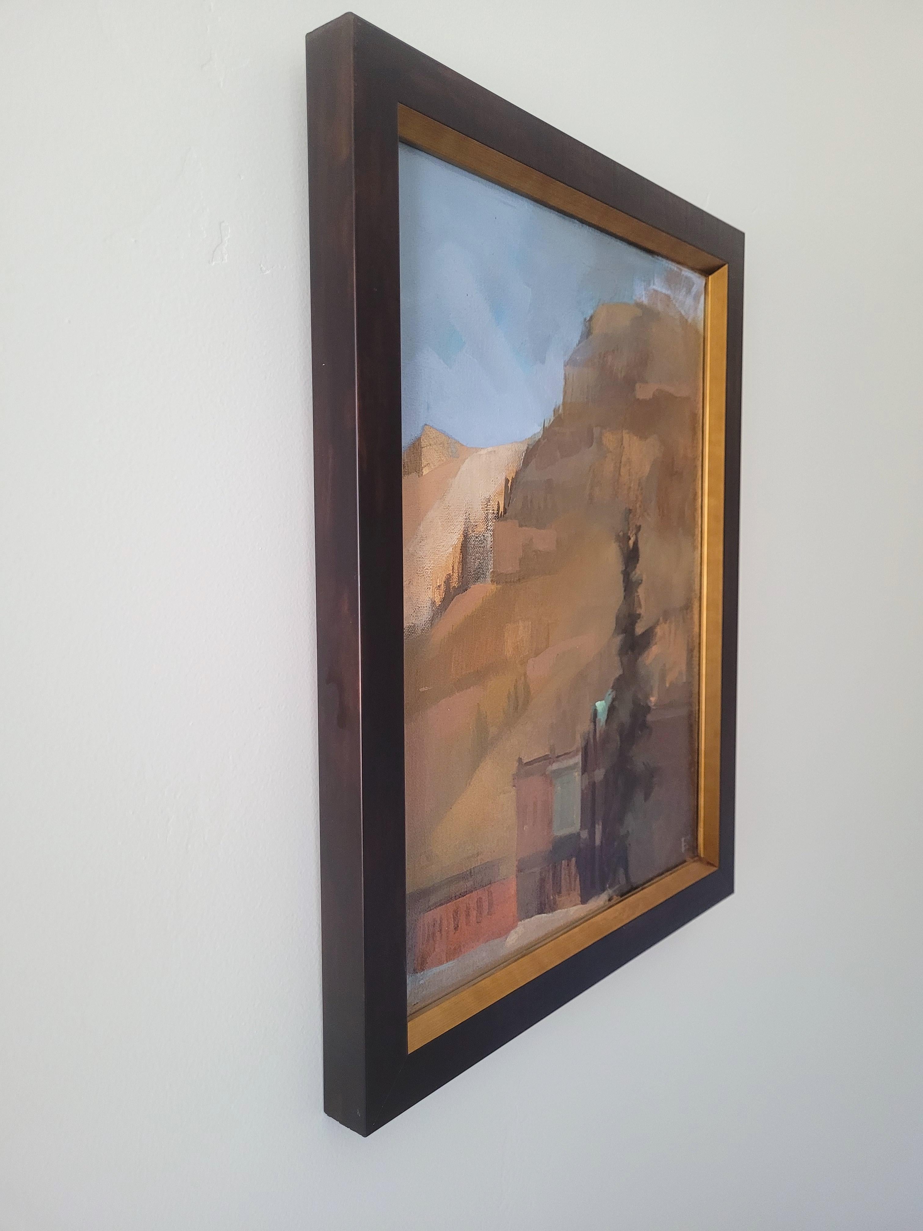 Vista de Ouray, CO, Pintura al Óleo Original - Painting Realista de Emma Kalff