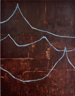 ABSTRACT Contemporary Earth Flora Oil Painting Emma Labattaglia 2025