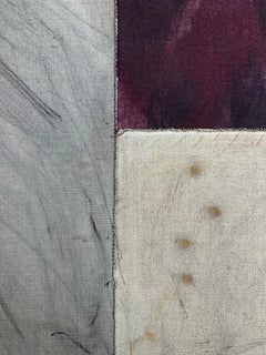 Contemporary Large Minimalist Abstract Painting Earth Tones by Emma Labattaglia