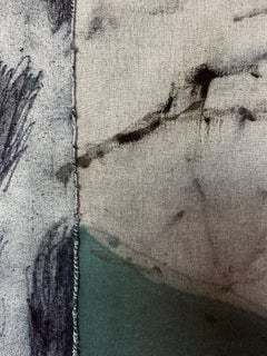 Cuadro abstracto contemporáneo de técnica mixta sobre lienzo de Emma Labattaglia 2025