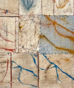 Pittura astratta contemporanea a tecnica mista su tela di Emma Labattaglia 2025