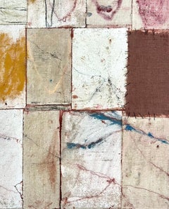 Abstraktes Gemälde auf Leinwand von Emma Labattaglia 2025 (Mixed-Media)