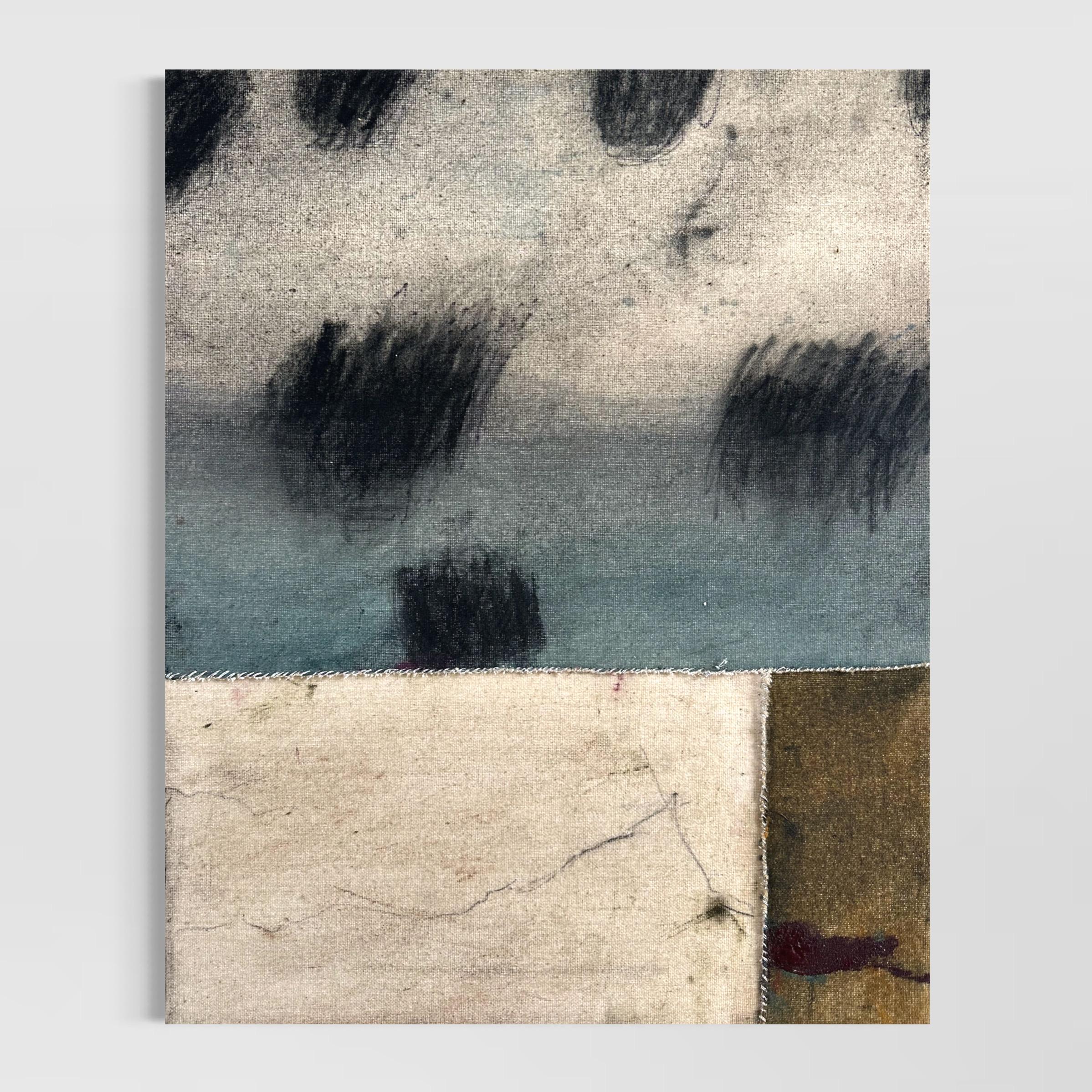 Contemporary Mixed-Media Abstract Painting on Canvas by Emma Labattaglia 2025 en venta 3