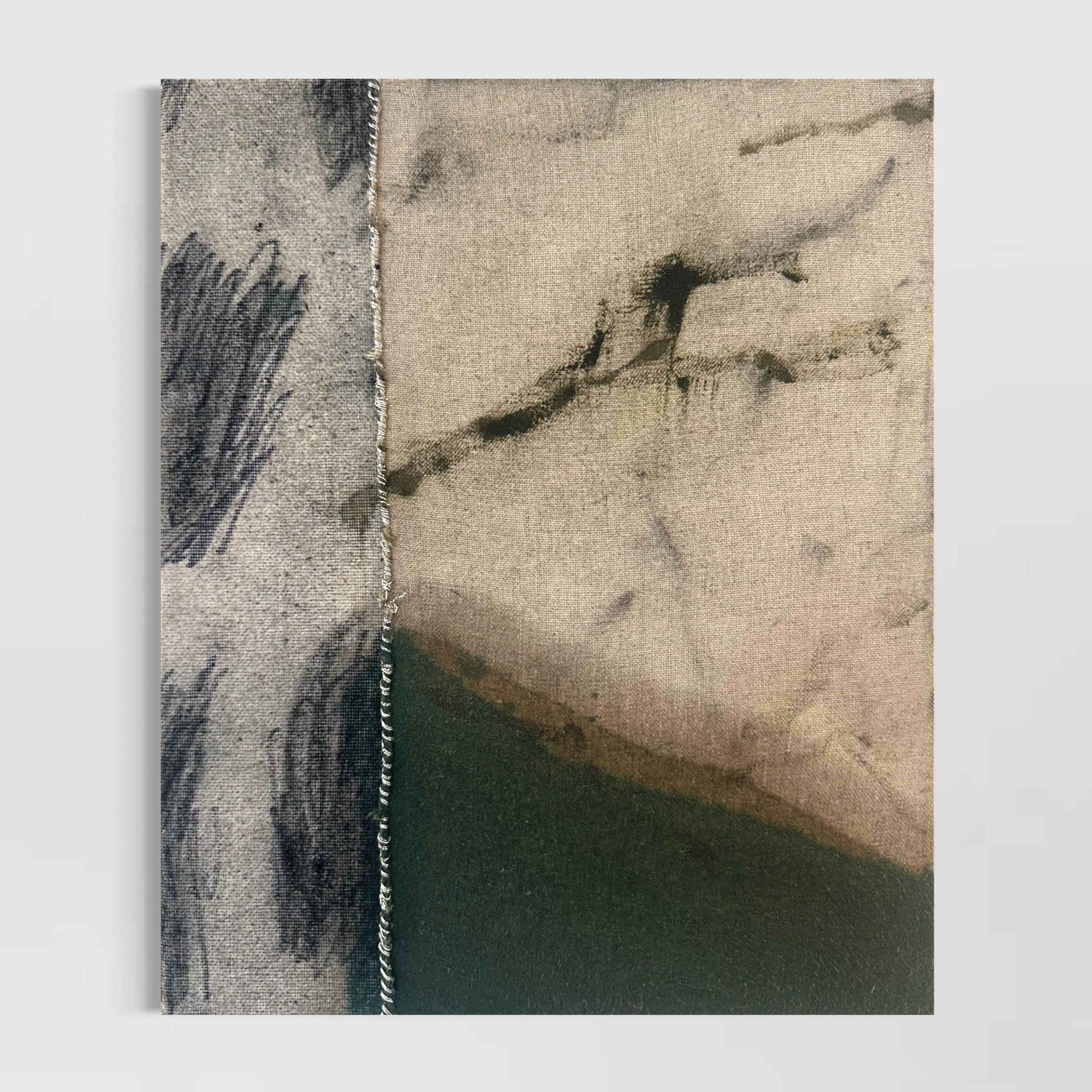 Contemporary Mixed-Media Abstract Painting on Canvas by Emma Labattaglia 2025 en venta 3