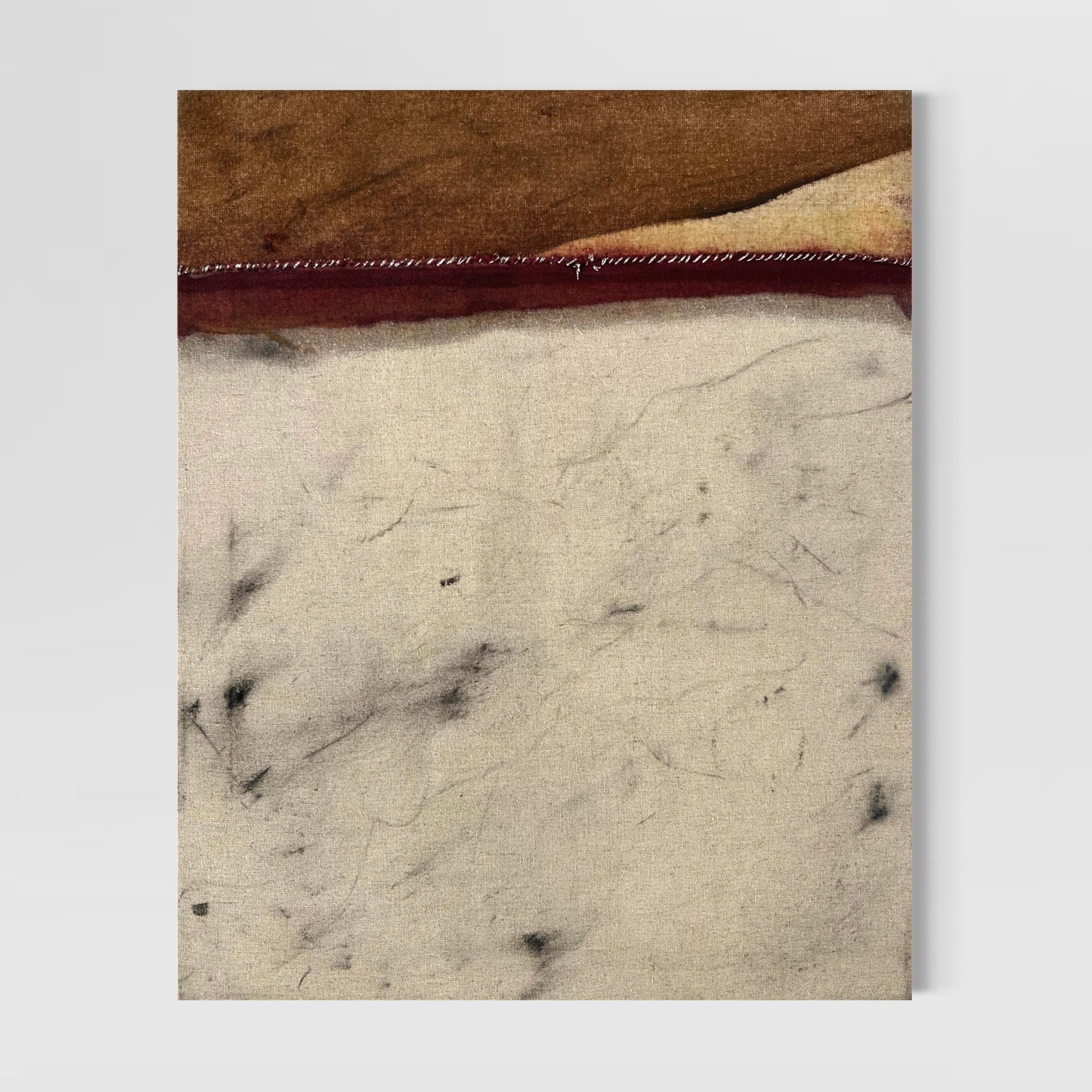Contemporary Mixed-Media Abstract Painting on Canvas by Emma Labattaglia 2025 For Sale 4