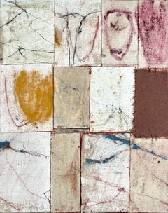 Contemporary Mixed-Media Abstract Painting on Canvas by Emma Labattaglia 2025