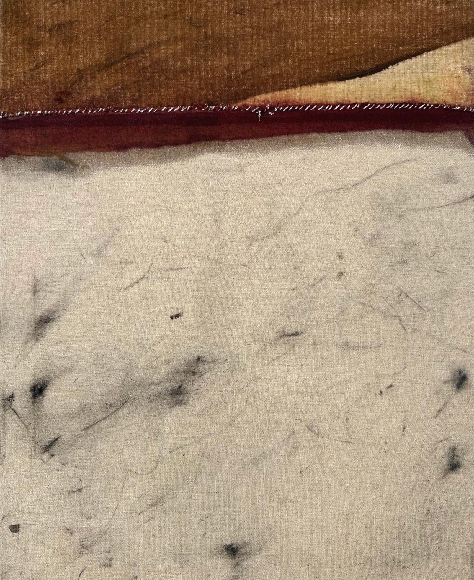 Abstraktes Gemälde auf Leinwand von Emma Labattaglia 2025 (Mixed-Media)