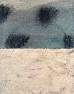 Emma Labattaglia Peinture abstraite contemporaine avec toile exposée