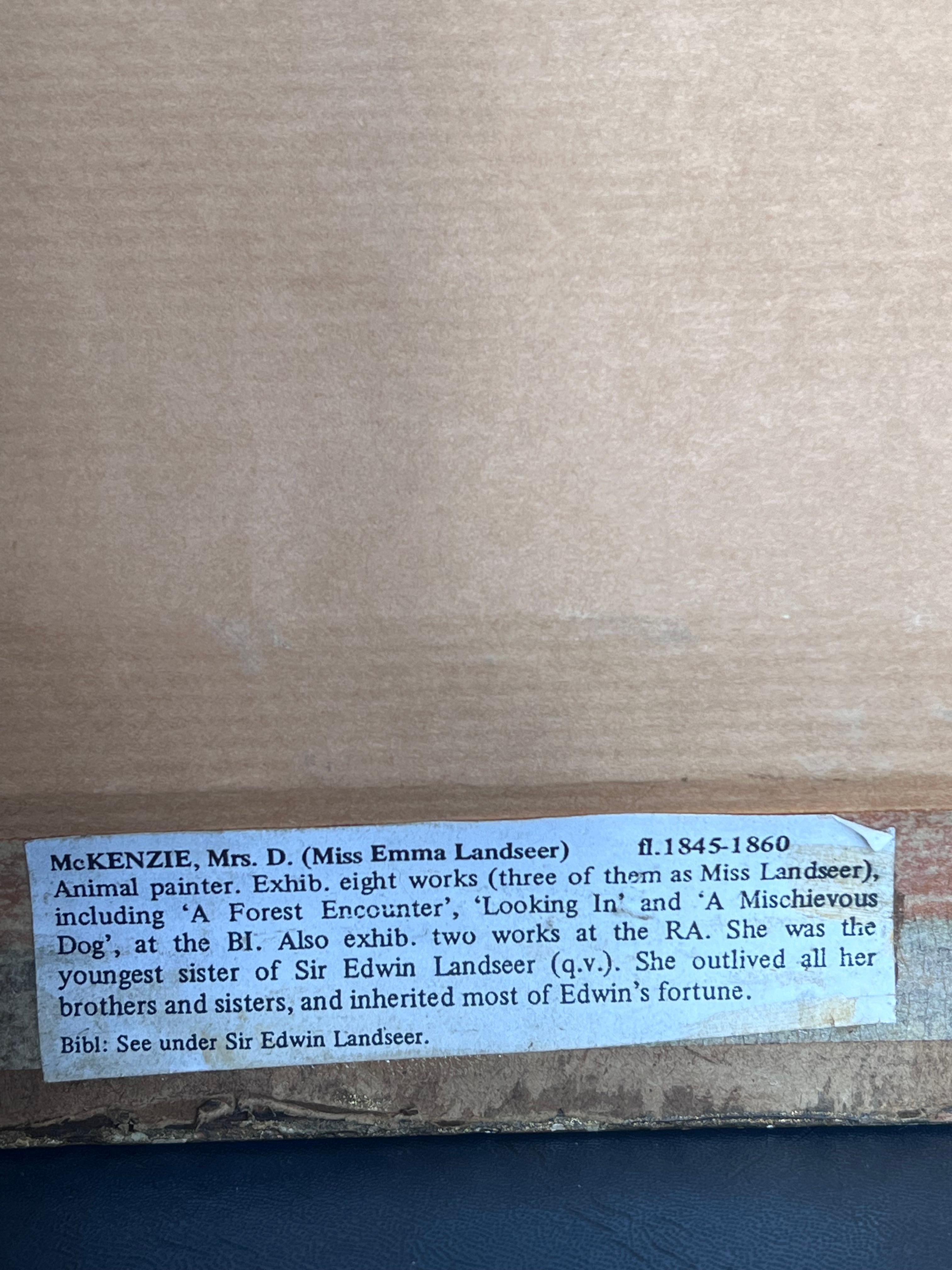 Schönes viktorianisches schottisches Ölgemälde von Edwin Landseers Schwester Figuren Highland im Angebot 1