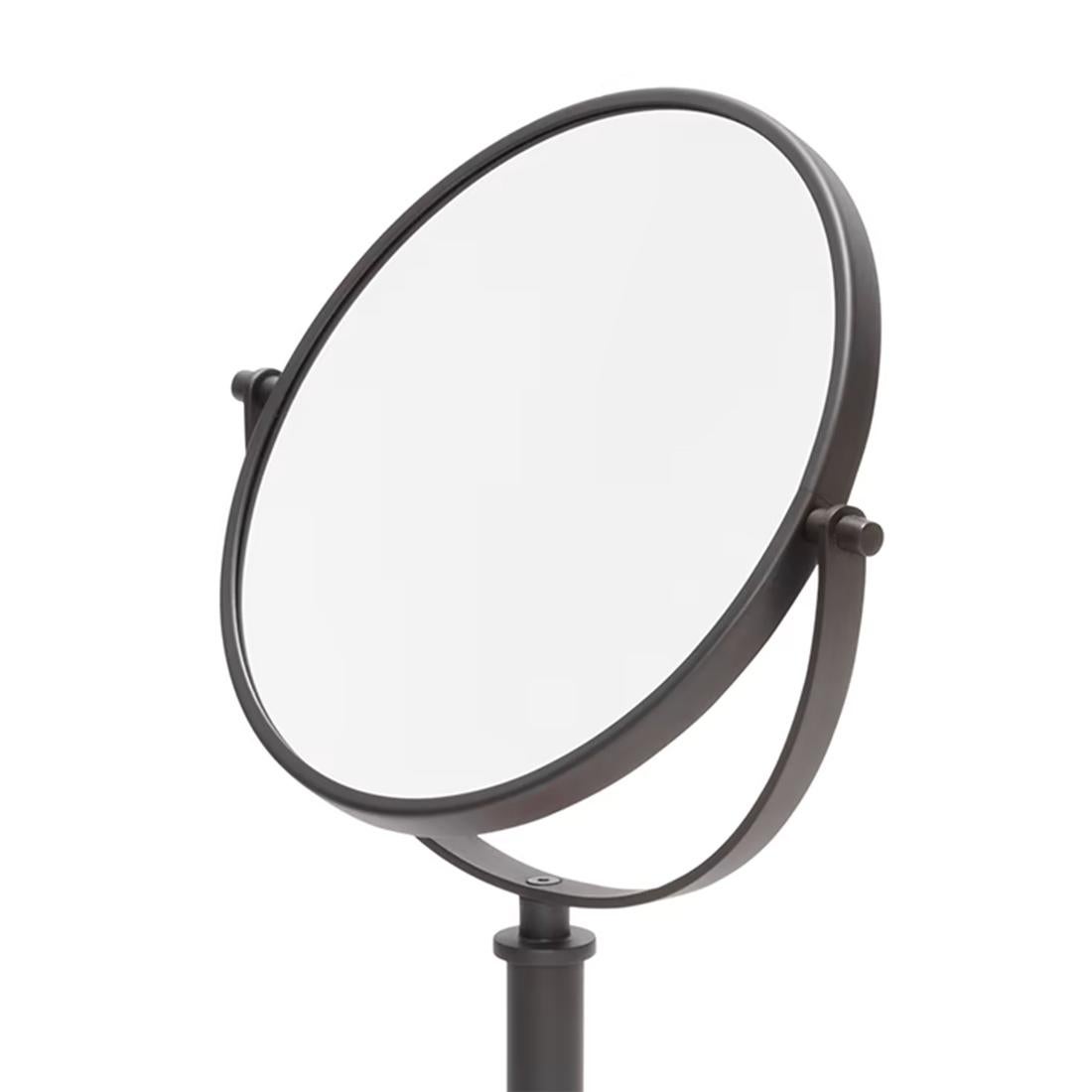 Hand-Crafted Emma Leather Stand Mirror For Sale