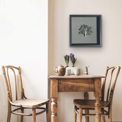 White Oak, Contemporary 3D Tree Art, Original Paper Cut, Minimalist Artwork