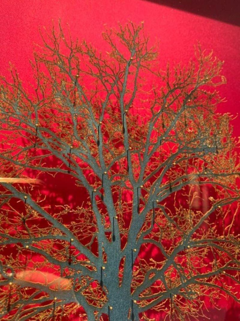 « Hot Oak », Emma Levine, impression florale, œuvre originale, colorée, paysage  en vente 2