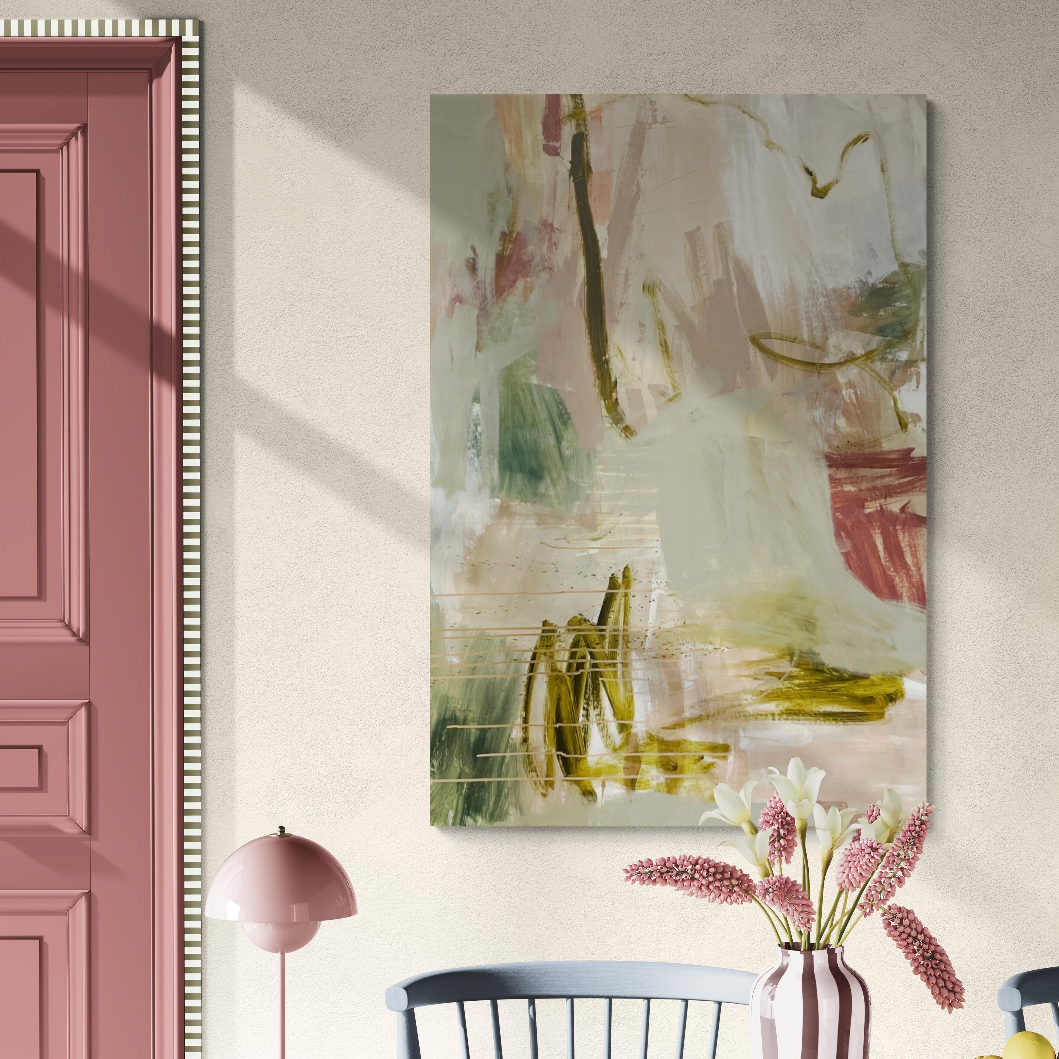When it feels right, peinture originale, acrylique, contemporaine, abstraite - Painting de Emma Lock