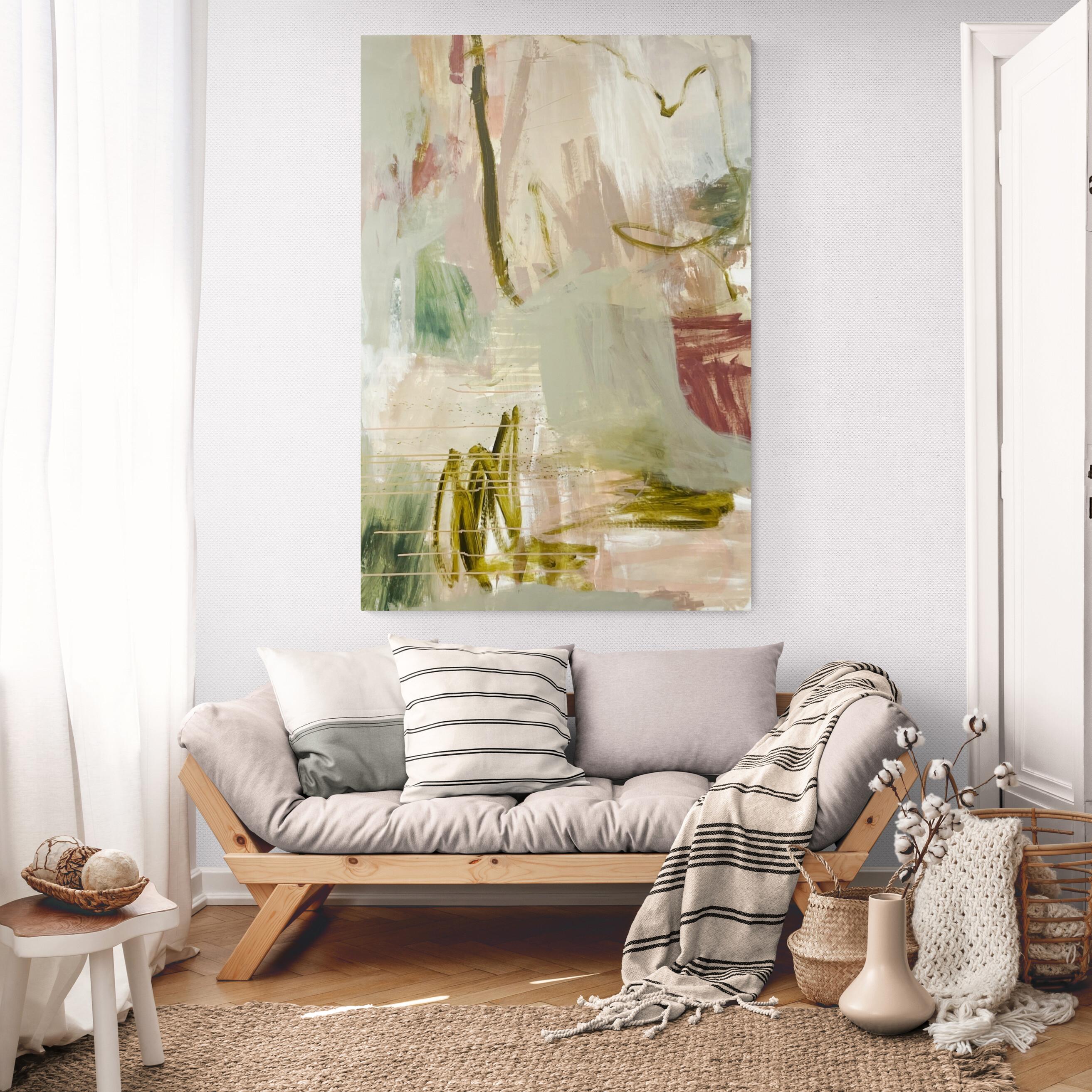 When it feels right, peinture originale, acrylique, contemporaine, abstraite en vente 1