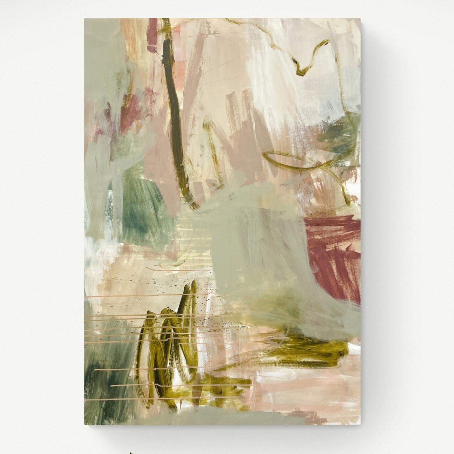 Abstract Painting Emma Lock - When it feels right, peinture originale, acrylique, contemporaine, abstraite