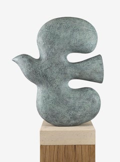Summer Bird II (Large), 2023 - Kühne Contemporary Bronze-Skulptur eines Vogels