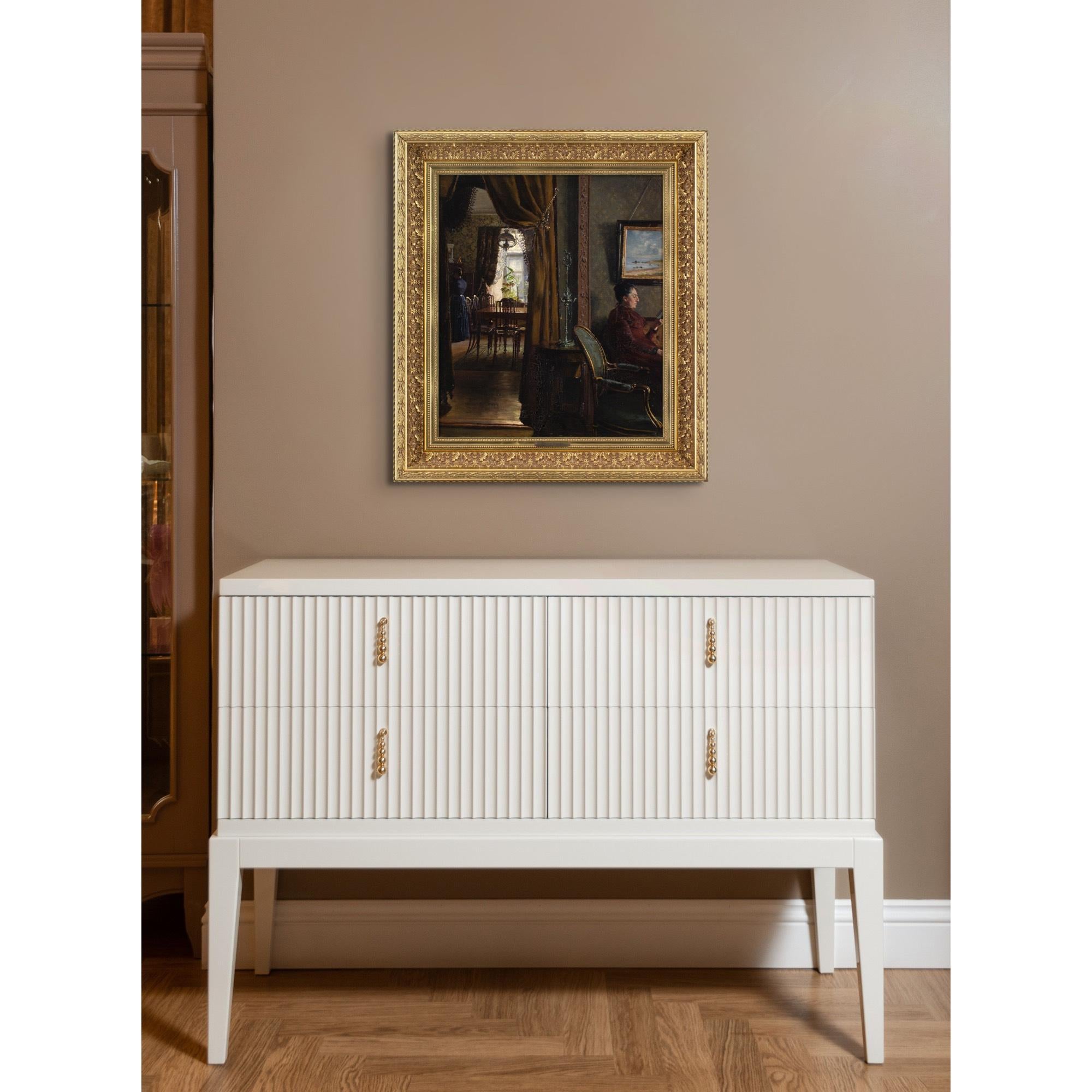 Emma Meyer, Interior With Two Women 3