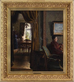 Emma Meyer, Interior With Two Women
