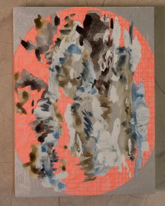 Obra de arte en color de técnica mixta sobre madera, llamada Aberystwyth