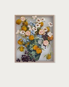 Ode to warmth by Emma Nourse contemporary fruit flower still life