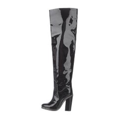 Emma Patent Leather Emma Over-The-Knee Boots (38.5 EU)