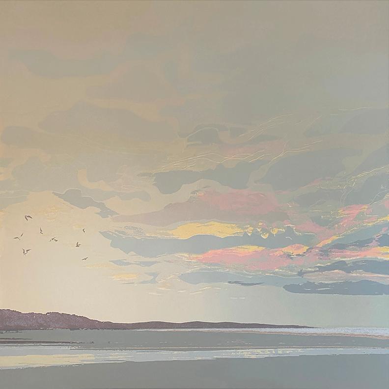 Days Like These II, Emma Reynolds, Impression de paysages marins, Art de la plage, Art contemporain
