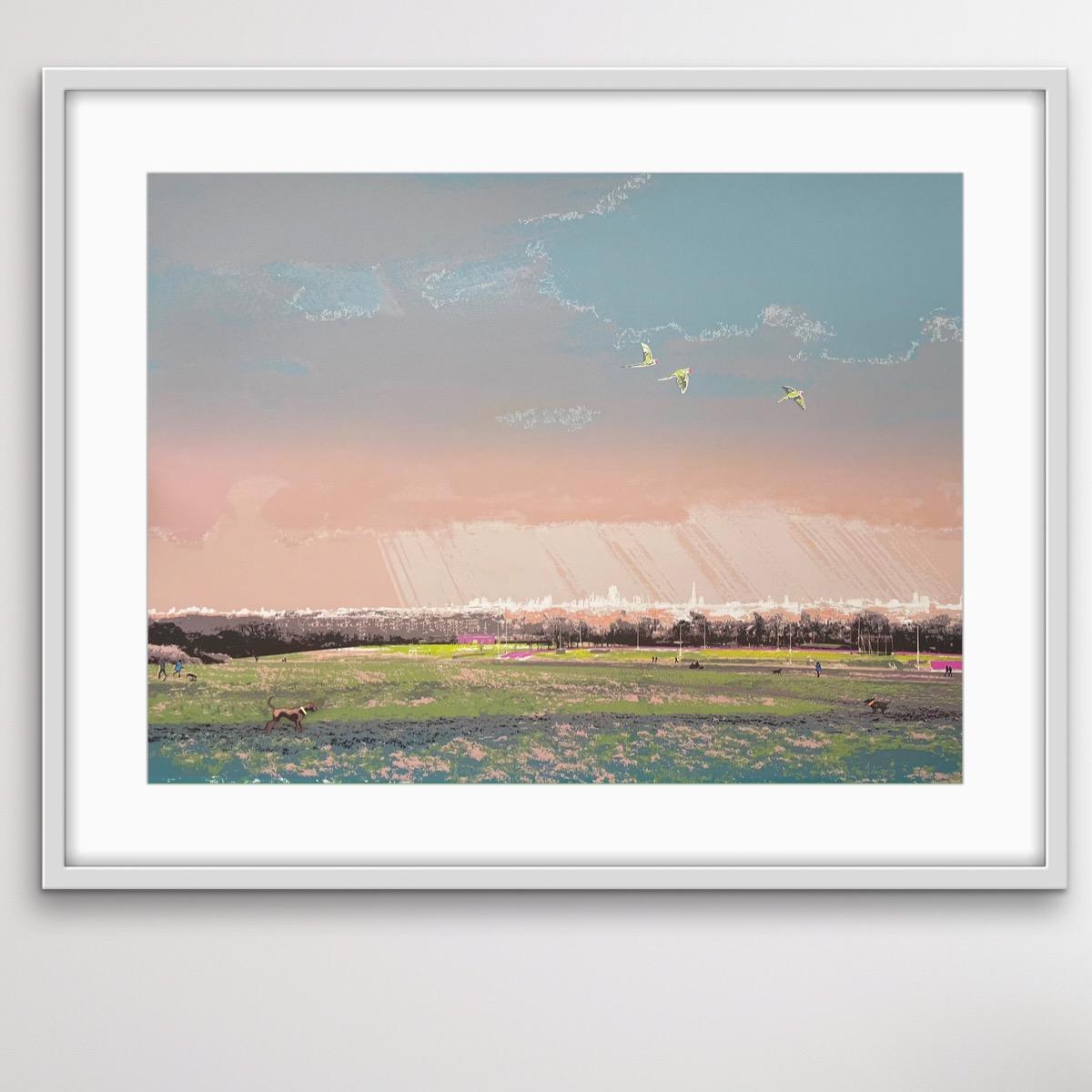 Heath Life, skyscape art, landscape art, limited edition print, affordable art For Sale 3